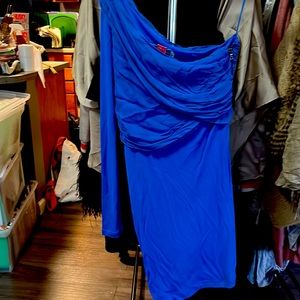 Alice and Olivia off the shoulder dress